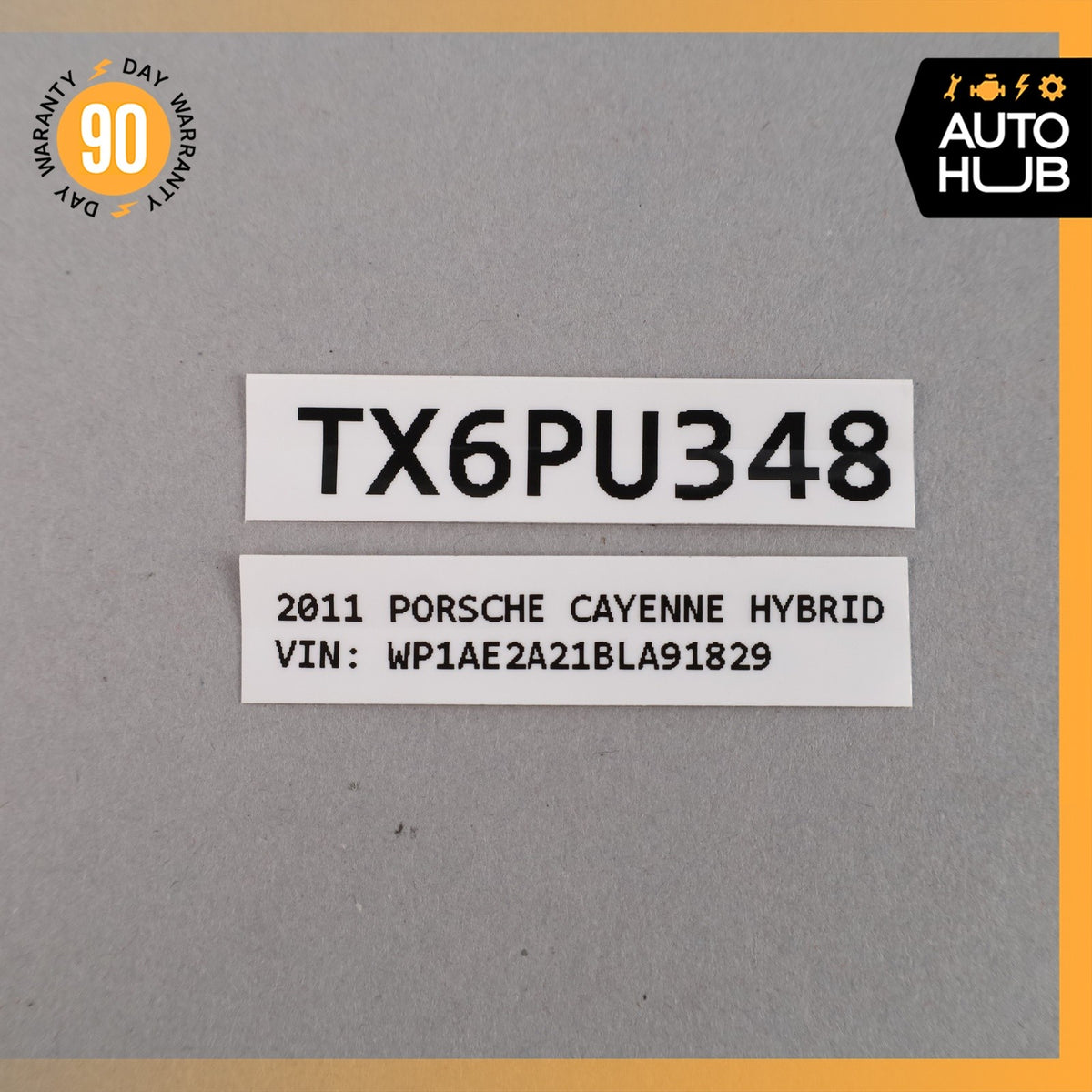 11-18 Porsche Cayenne 958 Turbo GTS Center Dashboard Compass 7P5919107F OEM - photo 12