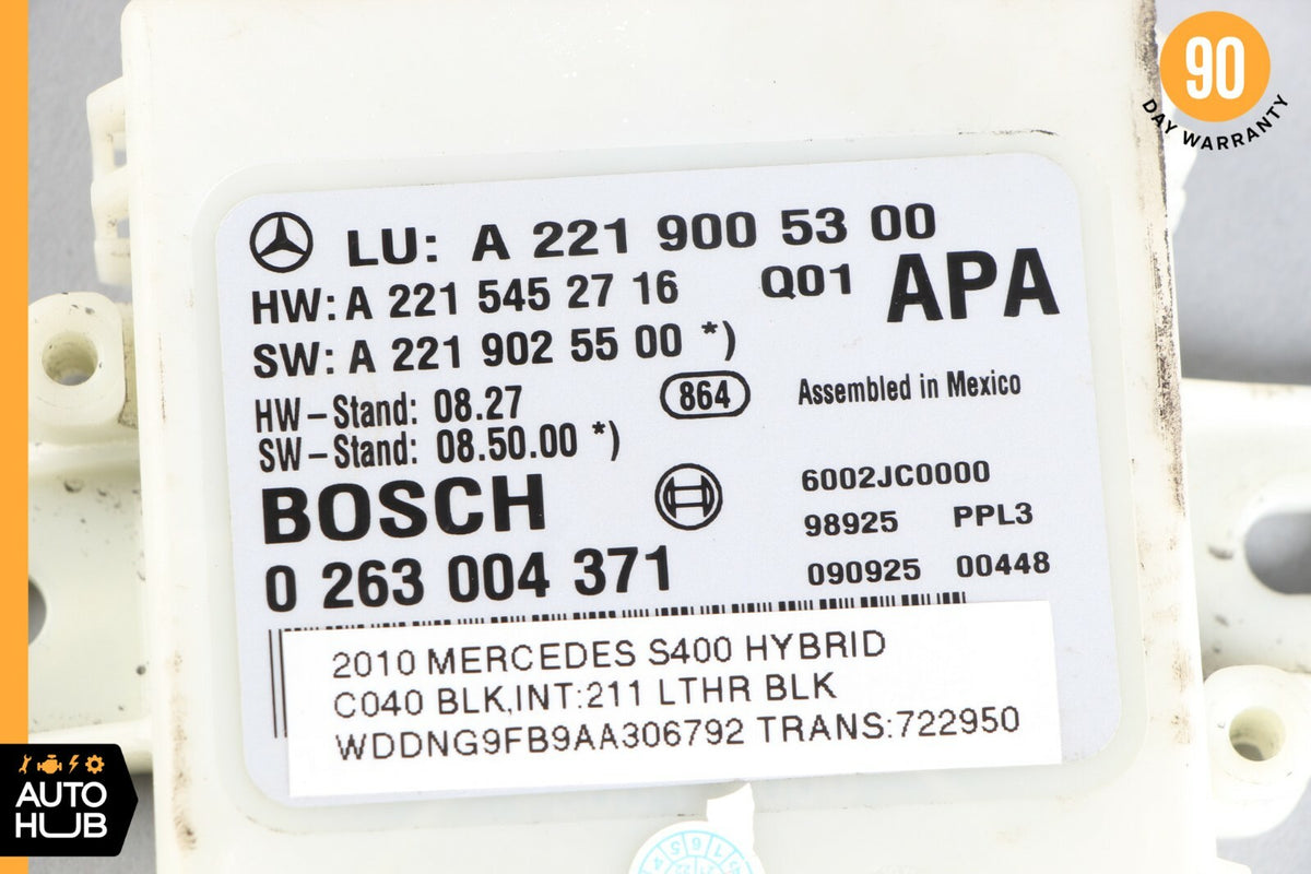 10-13 Mercedes W221 S400 S63 AMG Park Assist Parktornic Sensor Module Control - photo 2