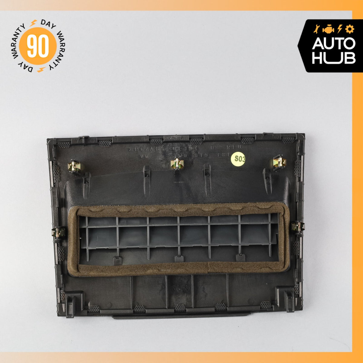 Bentley Continental GT GTC Dashboard Dash AC A/C Air Vent Center Black OEM 65k - photo 7
