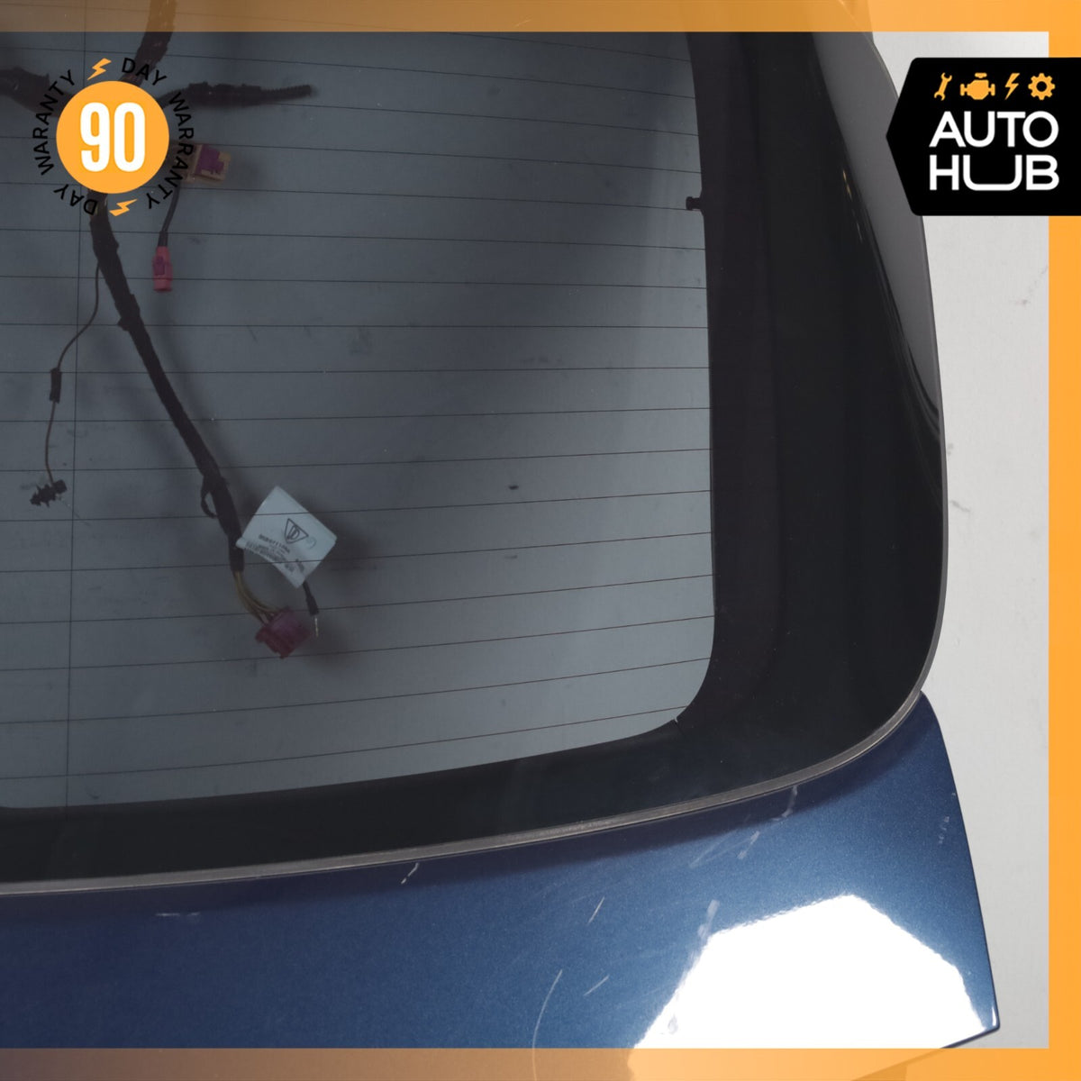 15-18 Porsche Macan S 95B Trunk Lid Liftgate Tailgate Hatch Shell Blue OEM - photo 5