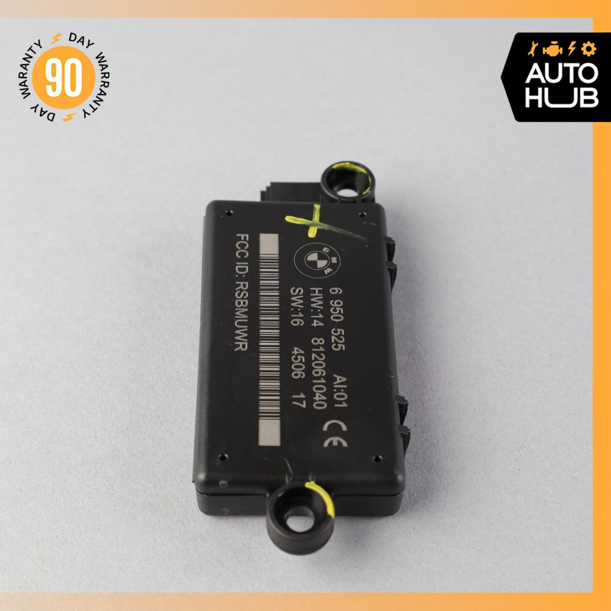 04-10 BMW E64 650i 645Ci M6 DWA Alarm System Control Module OEM 71k - photo 3