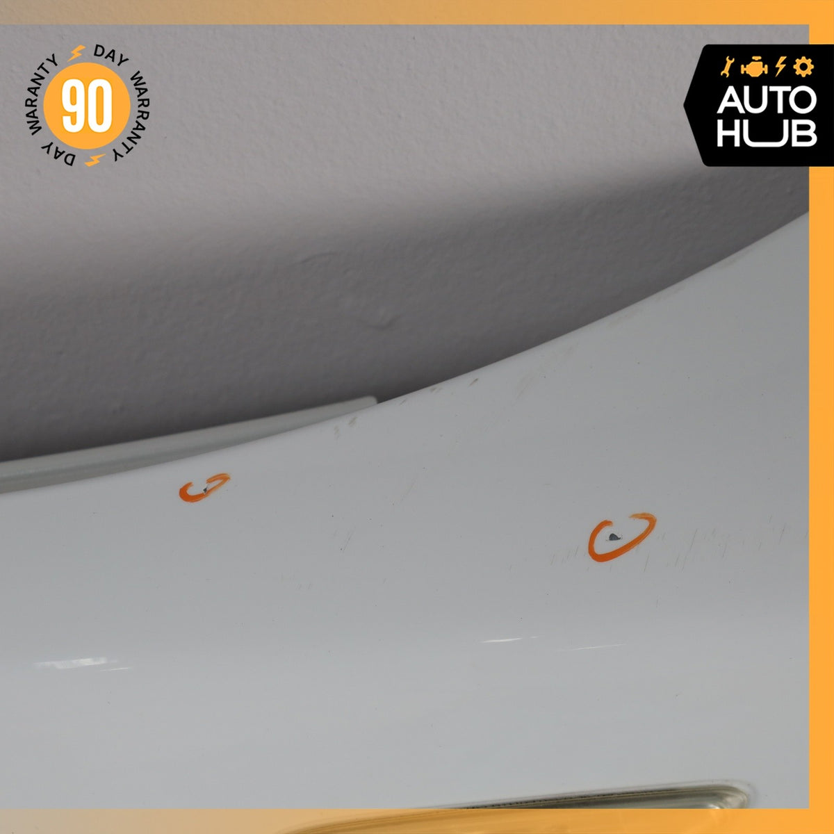 08-13 BMW E82 128i Front Left Driver Fender Cover Panel White 41357133227 OEM - photo 6