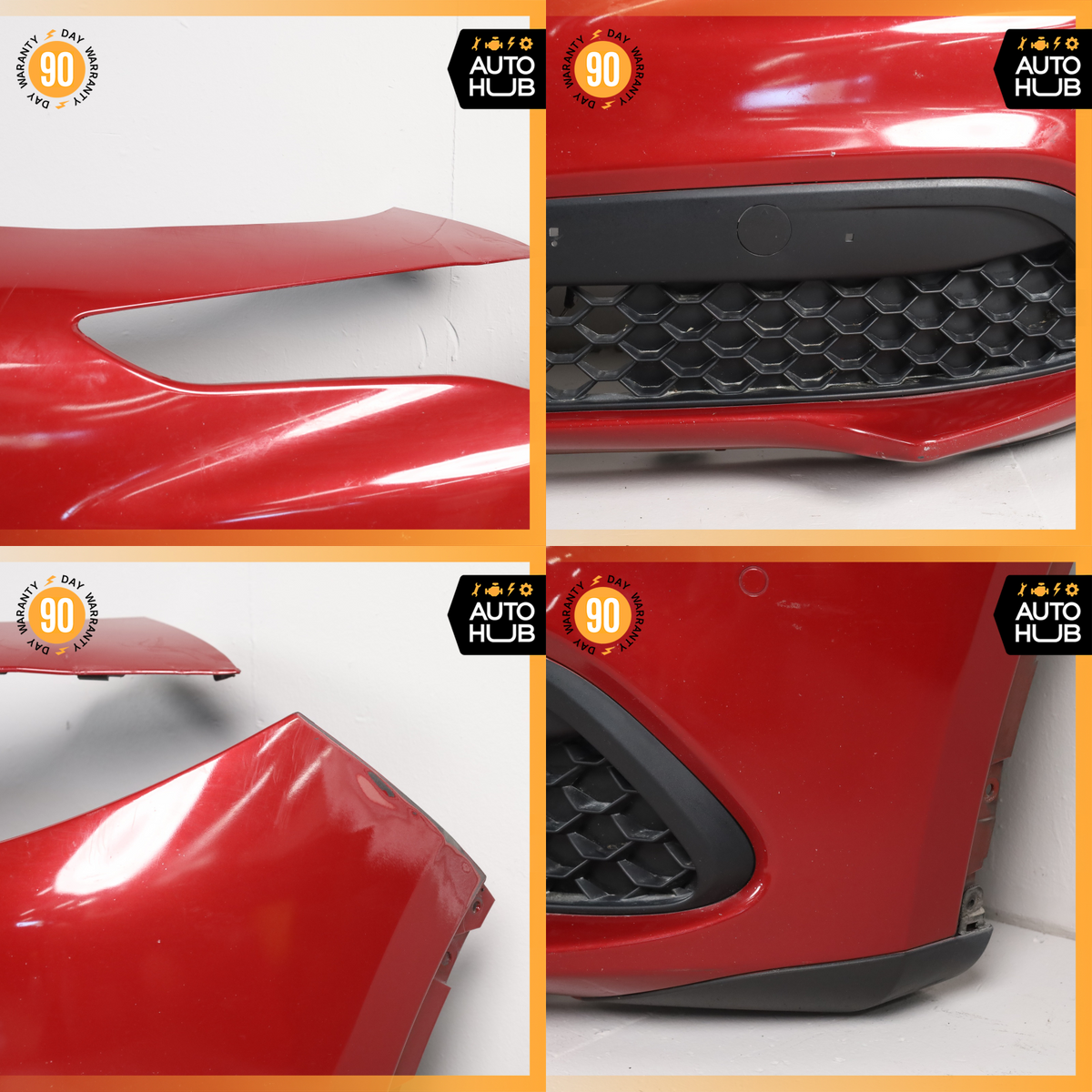 17-26 Alfa Romeo 949 Stelvio Front Bumper Cover Assembly Red OEM 72k - photo 5