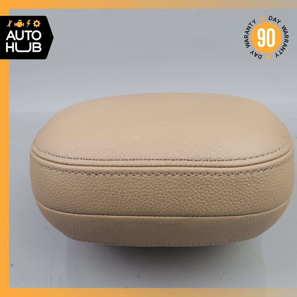 11-14 Porsche Cayenne 958 Hybrid S Front Right Side Headrest Head Rest Beige OEM - photo 16