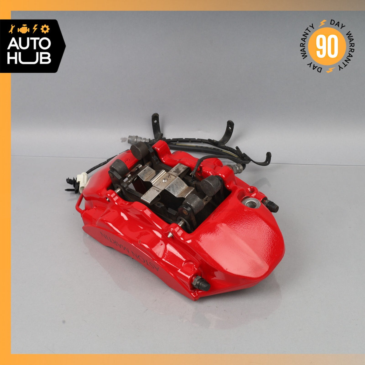 Aston Martin DB11 Rear Left Driver Side Brake Caliper Brembo Red OEM - photo 6