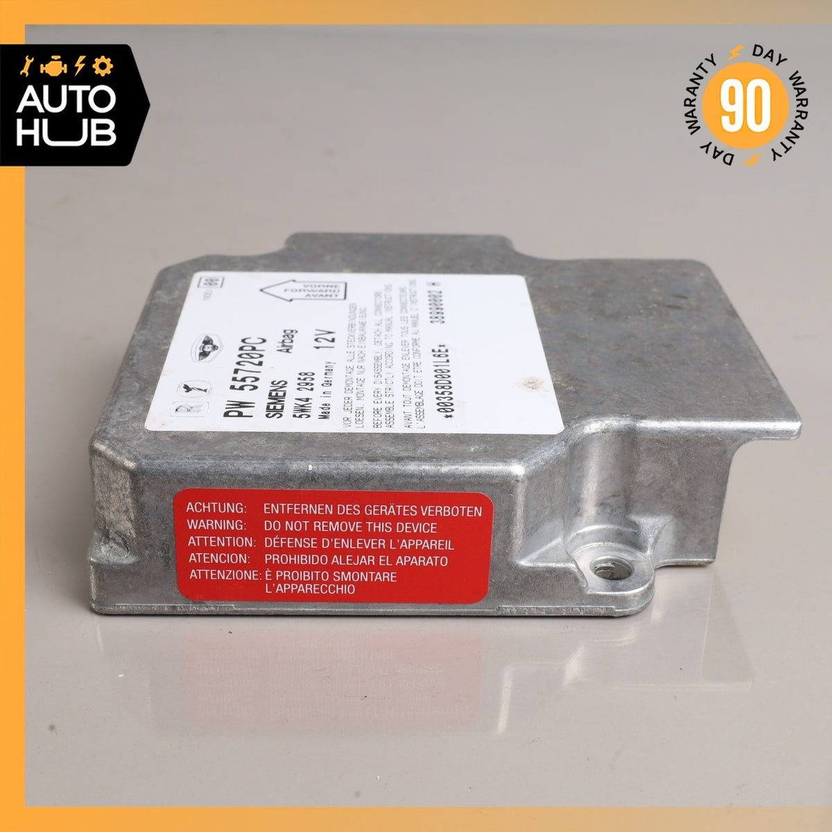 00-02 Bentley Arnage / RR Seraph Airbag Air Bag Sensor SRS Control Module OEM - photo 8