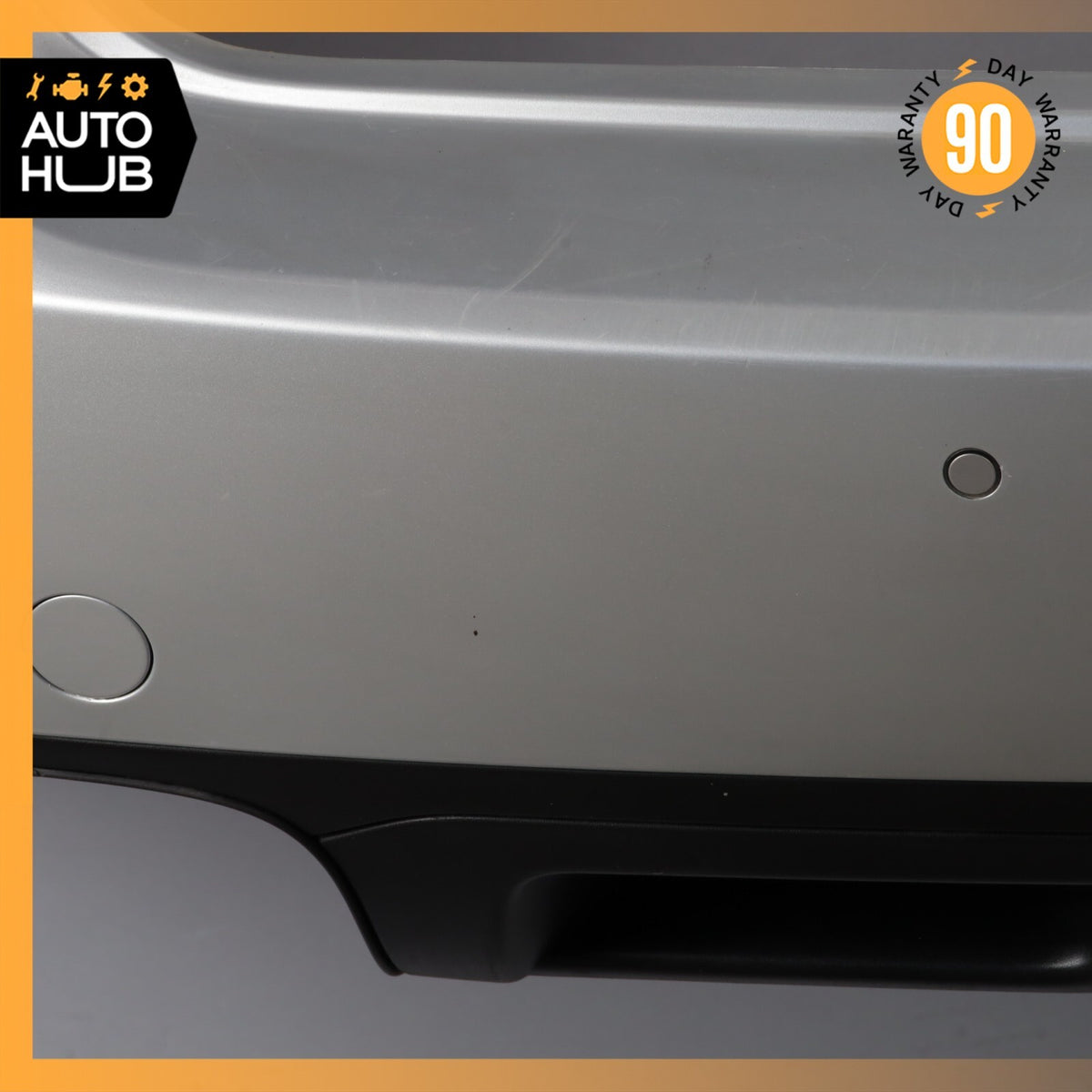 11-14 Porsche Cayenne 958 S Rear Bumper Cover Assembly Silver OEM - photo 4