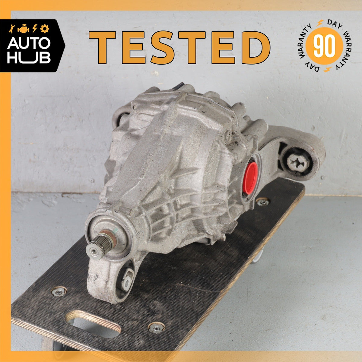 13-18 Porsche Cayenne 958 GTS 4.8L 3.6L Rear Differential Diff Axle Carrier OEM - photo 1