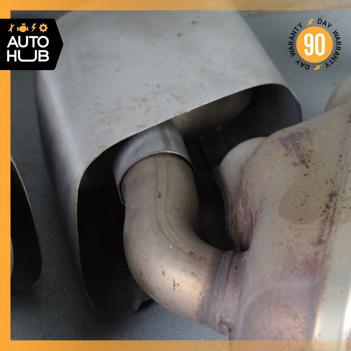 17-18 Porsche Macan 95B 2.0L L4 Exhaust Muffler Mufflers Set 95B253612 OEM 89k - photo 15