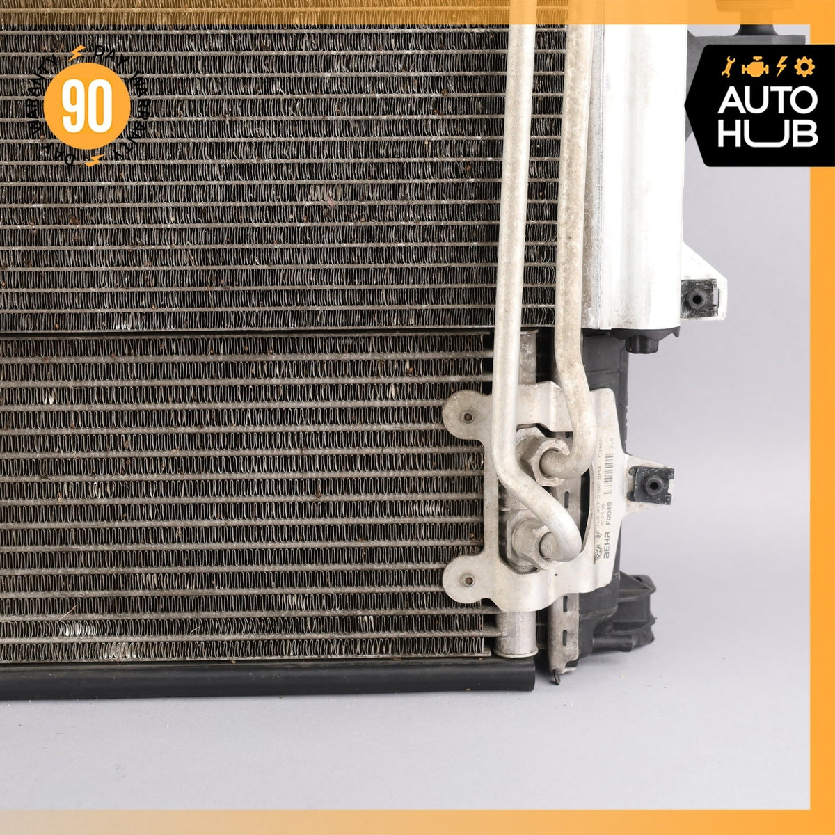 03-10 Porsche Cayenne 955 Turbo Engine Cooling Radiator A/C Condenser Cooler OEM - photo 6