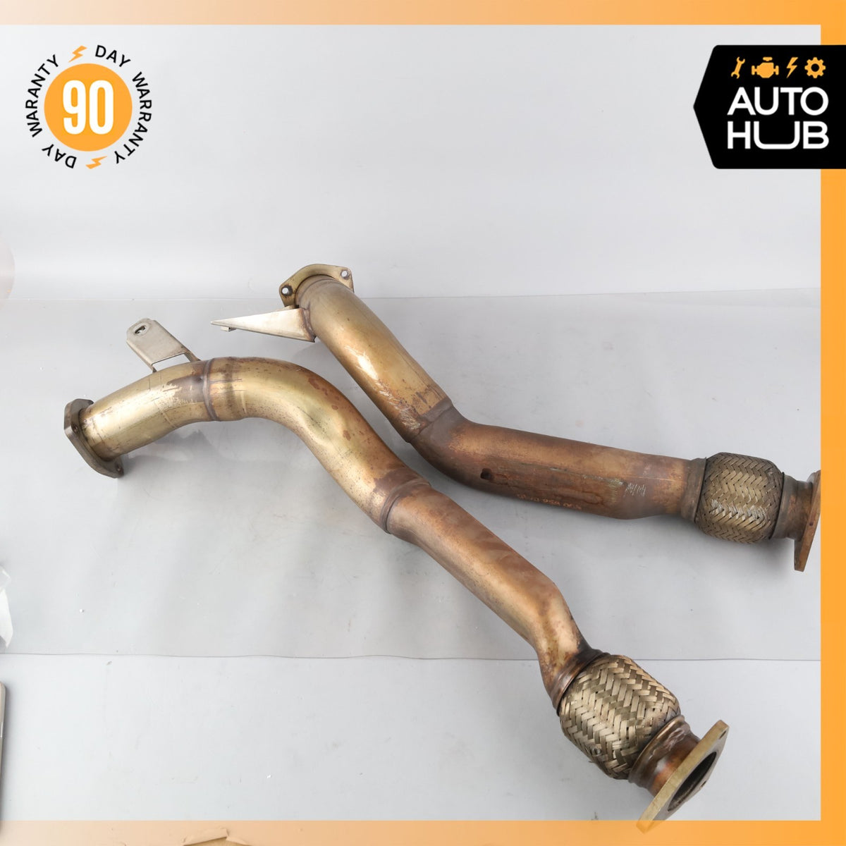 Bentley Continental GT 6.0L Exhaust Downpipe Left & Right Side Set OEM - photo 10
