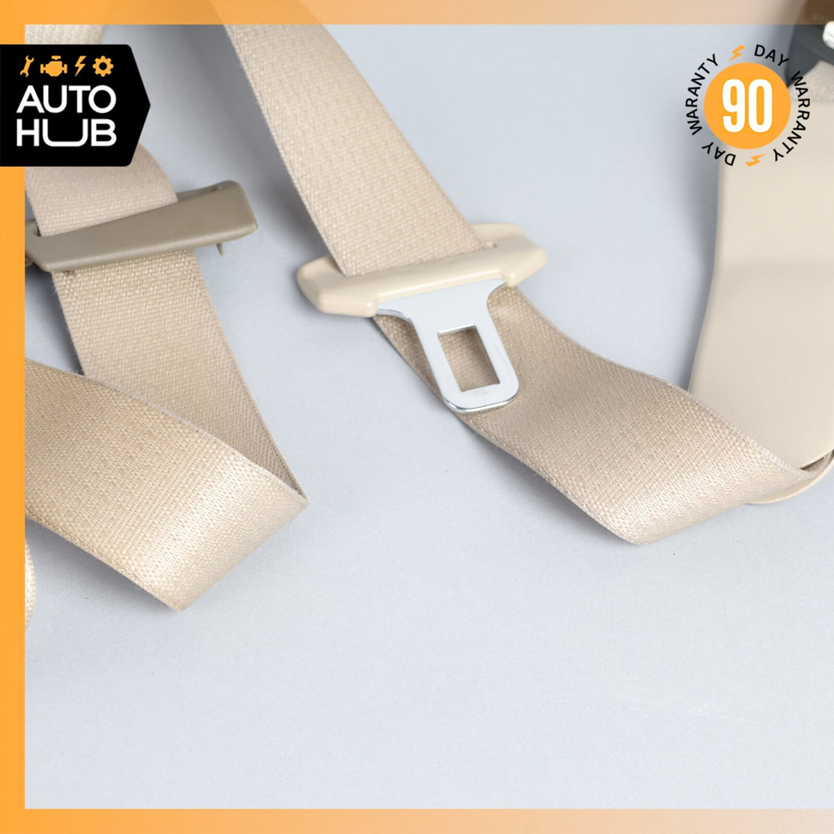 04-05 Cadillac XLR Left Driver Seatbelt Seat Belt Retractor Beige 89023213 OEM - photo 6