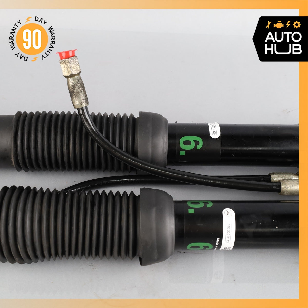 92-99 Mercedes W140 CL600 S500 Rear Left & Right Hydraulic Shock Strut Set OEM - photo 5