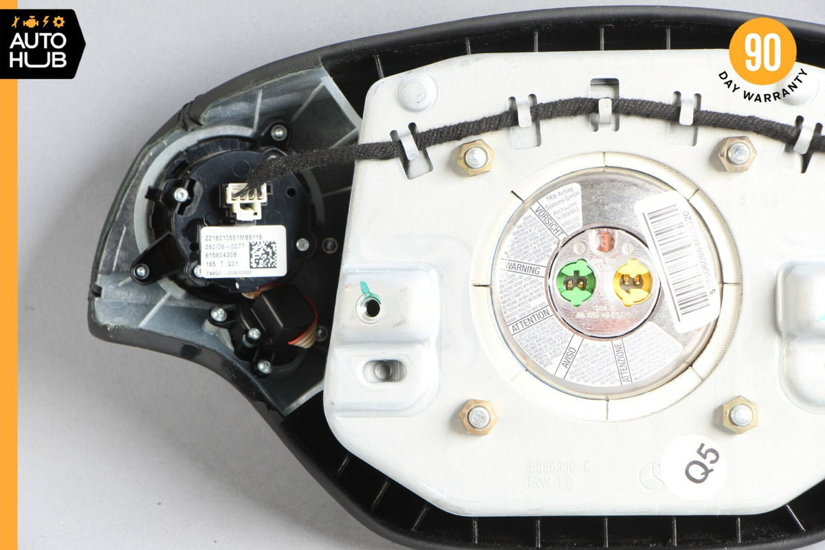 07-10 Mercedes W221 S550 CL550 S400 Steering Wheel Airbag Air Bag Black OEM - photo 10