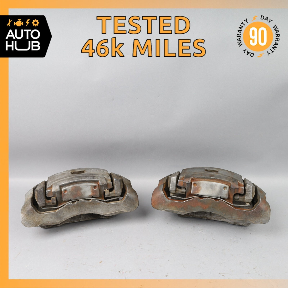 10-19 Jaguar X150 XKR XJR XFR Front Brake Calipers Left & Right Set OEM 46k - photo 1