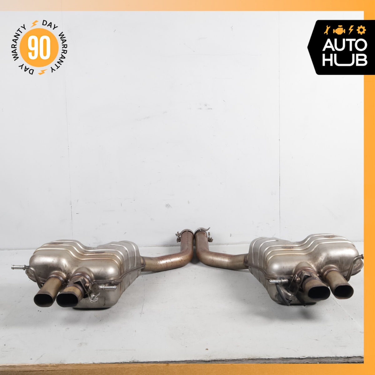 Bentley Continental GTC Speed Exhaust Muffler Mufflers Right & Left Set OEM 83k - photo 8