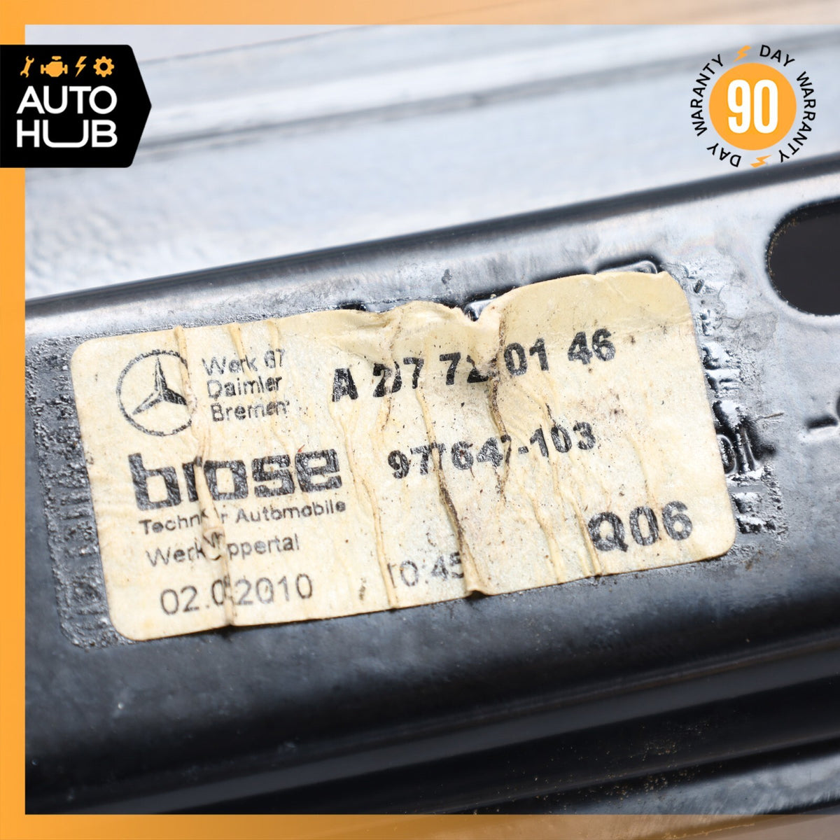 Mercedes W207 E550 Coupe Convertible Window Regulator Motor Front Left OEM - photo 17