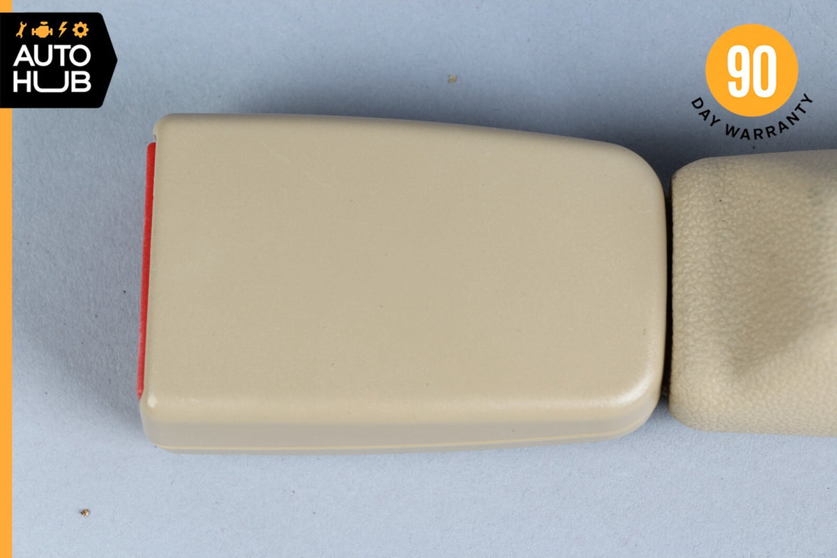 07-14 Mercedes W221 S400 CL550 Front Right Passenger Seat Belt Buckle Beige OEM - photo 3