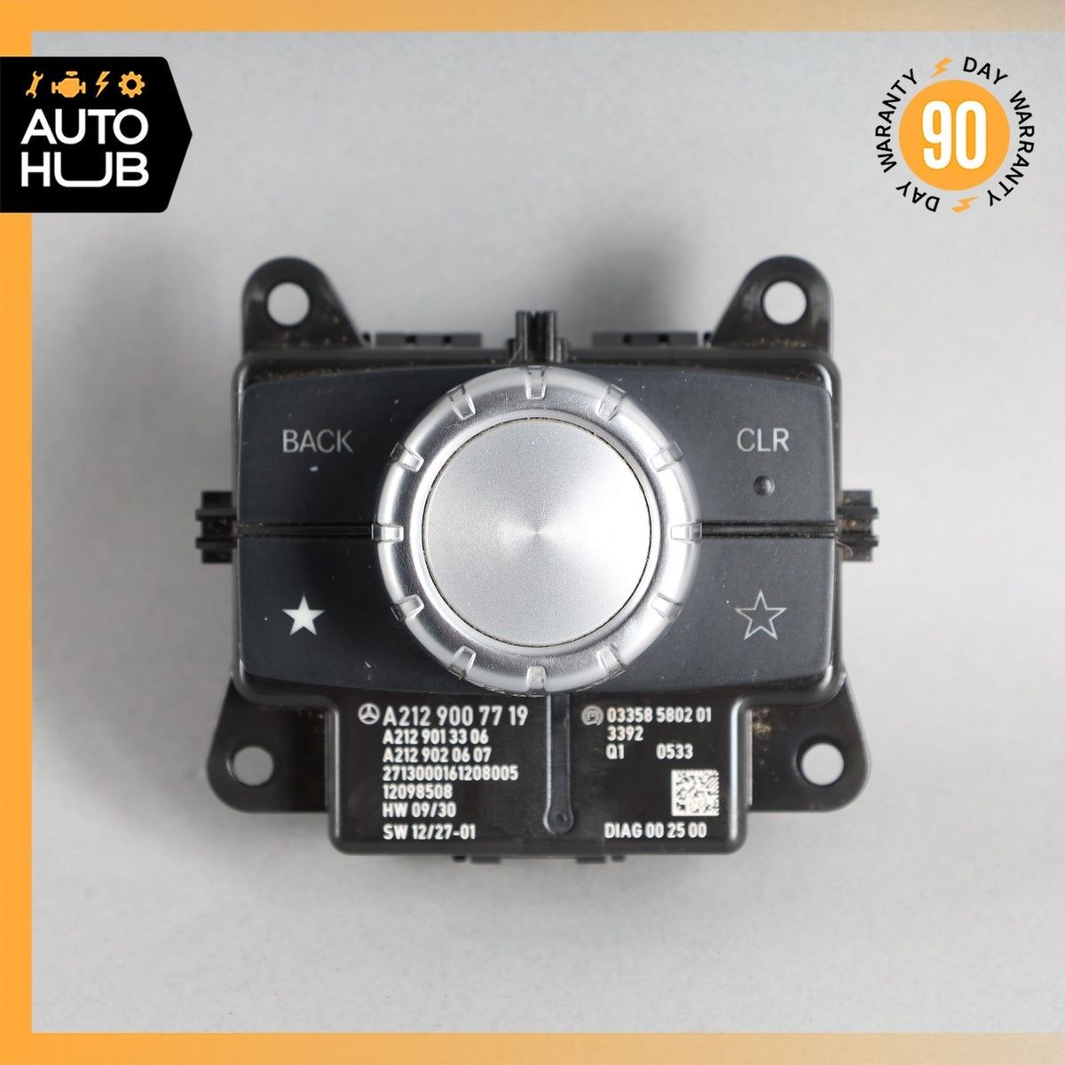 14-17 Mercedes W212 E250 E550 Console Head Unit Controller Knob Multi Switch OEM - photo 1