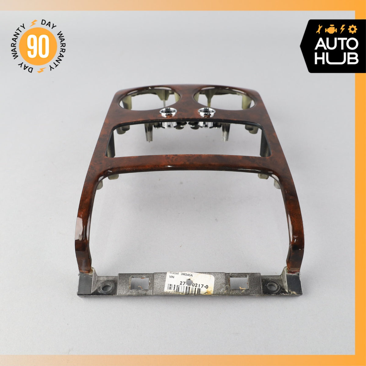 Bentley Continental Flying Spur Rear Center Console A/C Air Vent Trim OEM - photo 5