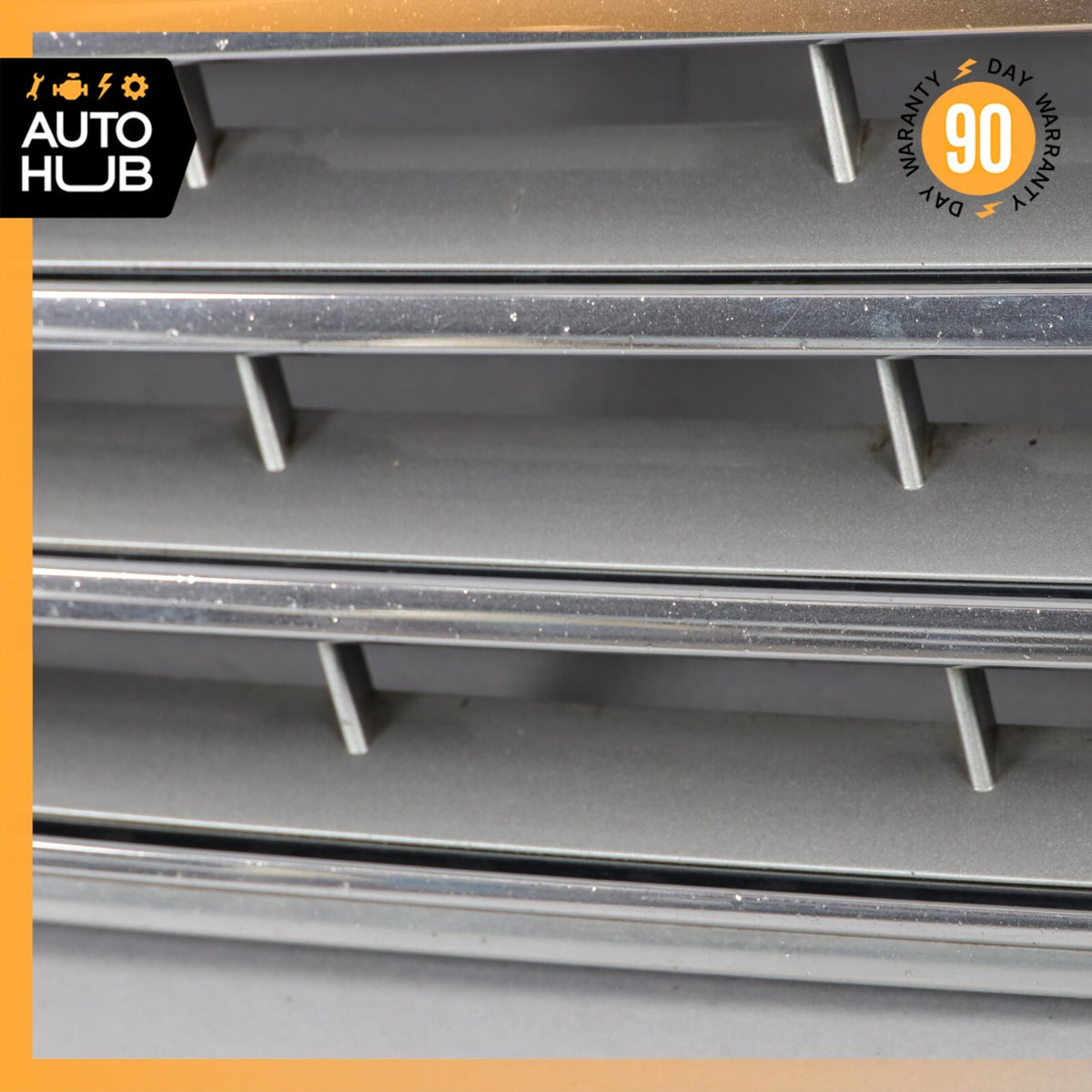 07-09 Mercedes W211 E350 E550 E320 Hood Radiator Grille Grill Chrome OEM - photo 10