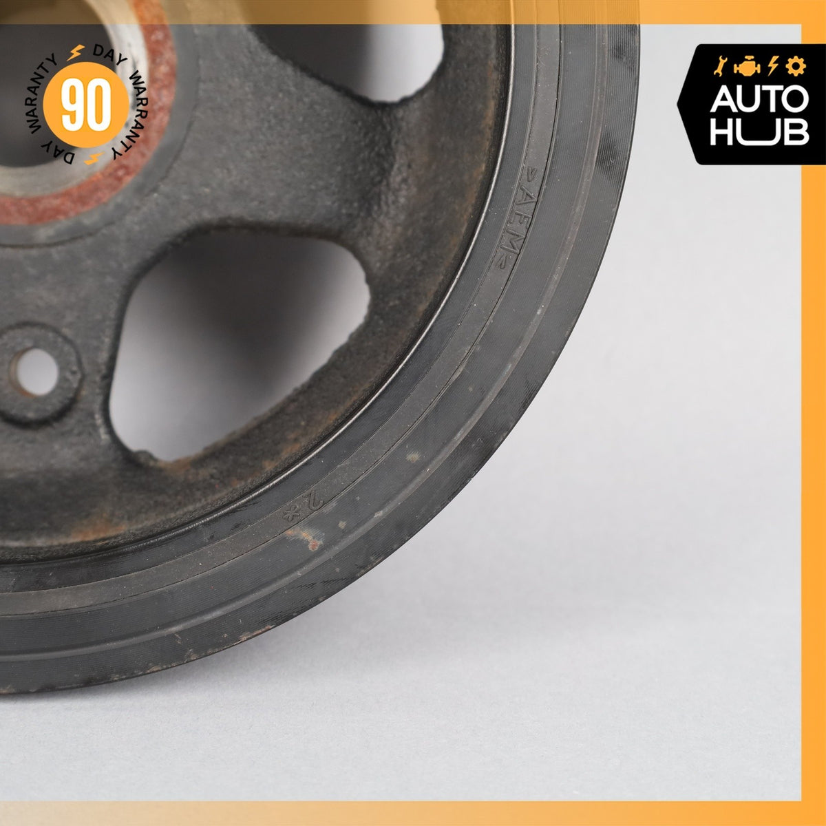 11-16 Porsche Panamera 970 3.6L V6 Crank Shaft Pulley Harmonic Dampener OEM 99k - photo 6