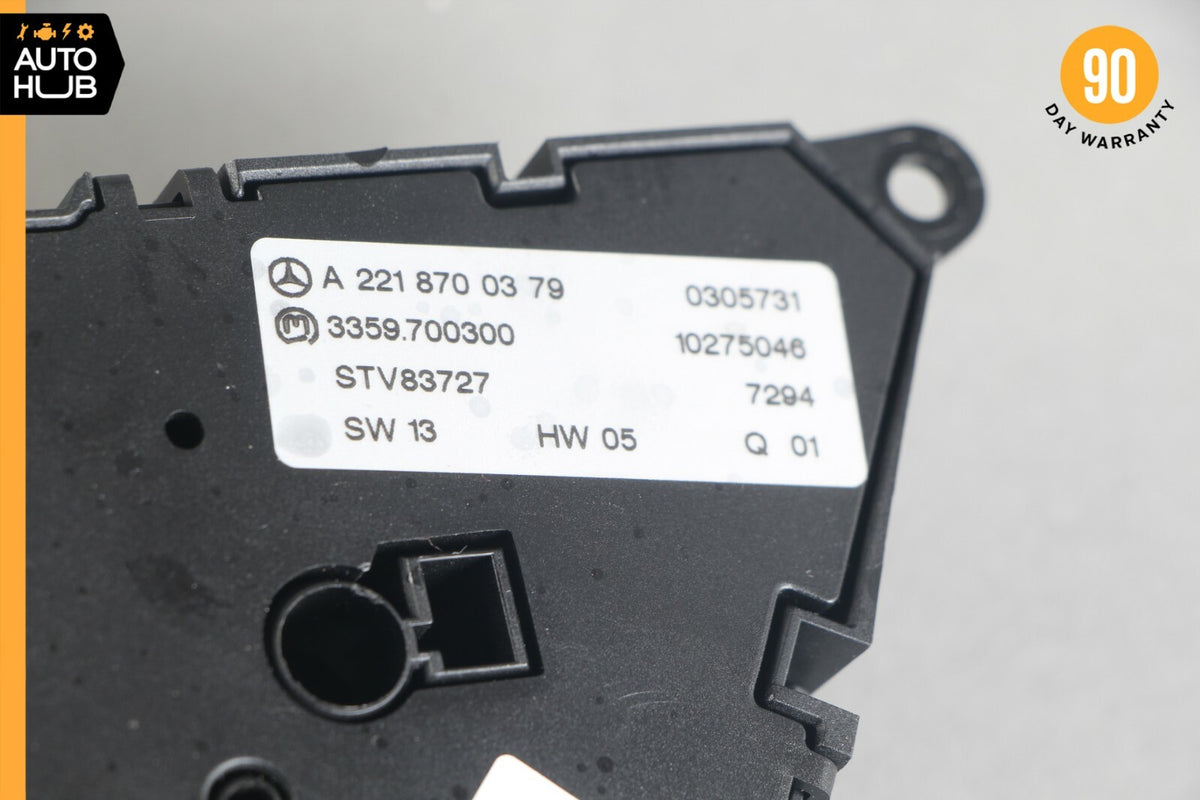 07-13 Mercedes W221 S550 S600 Rear Right Side Seat Control Memory Switch OEM - photo 9