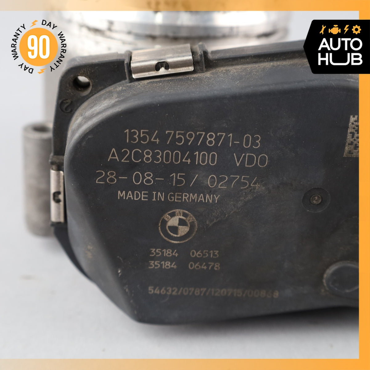 10-20 BMW F15 X5 335i Engine Motor Air Intake Throttle Body OEM - photo 9