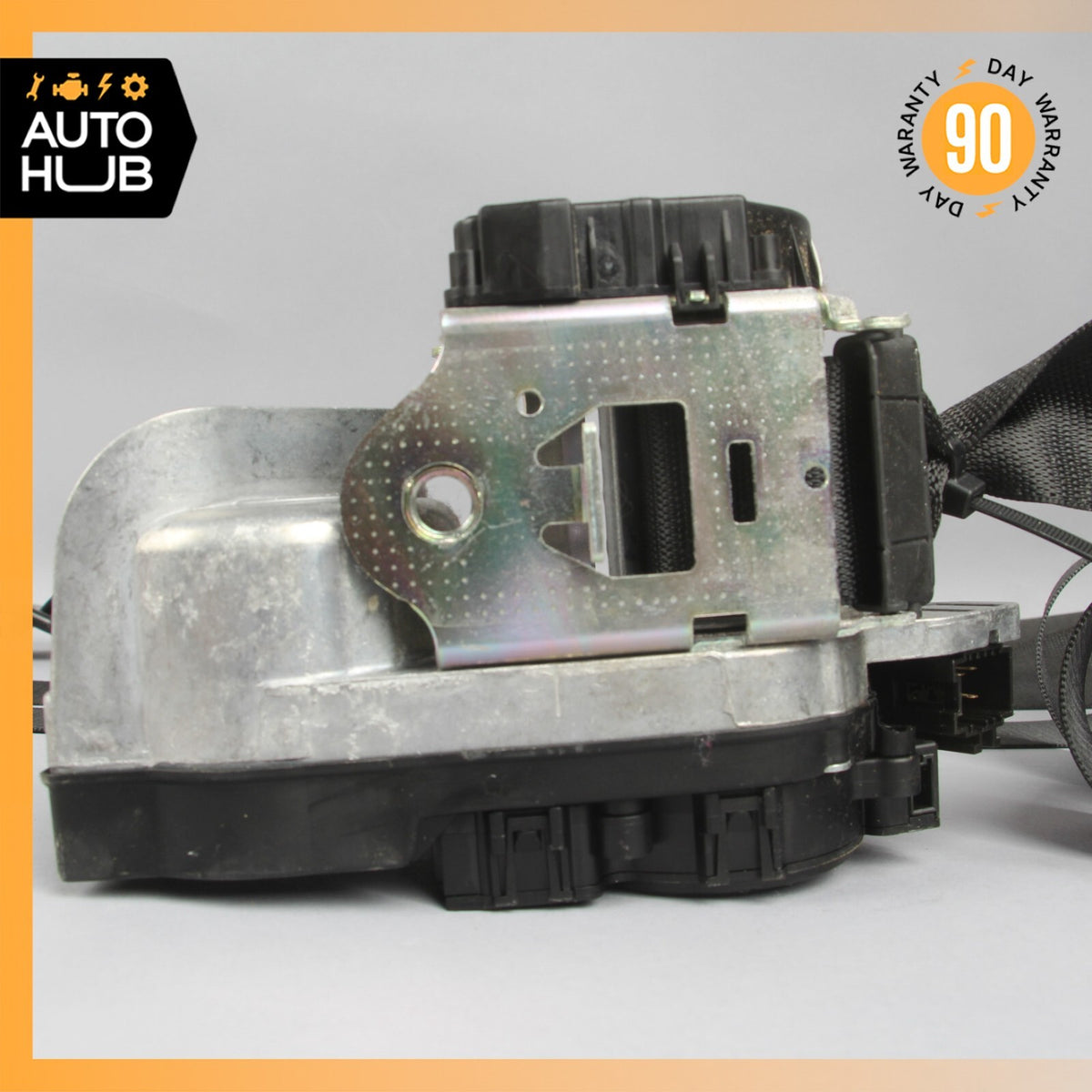 07-10 Mercedes W221 S600 S550 S63 AMG Front Left Driver Side Seat Belt Black OEM - photo 8