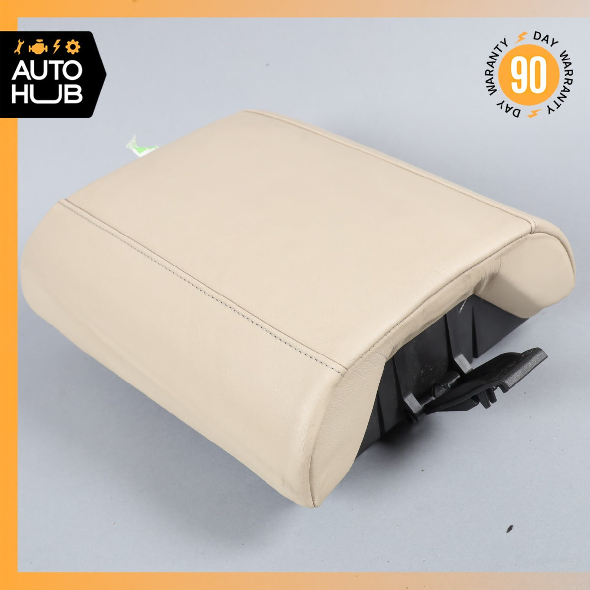04-10 BMW E64 650i Rear Center Console Seat Armrest Beige OEM - photo 13