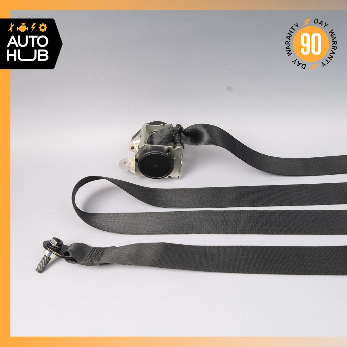 14-22 Maserati Ghibli M157 Rear Left or Right Side Seat Belt Black OEM - photo 3