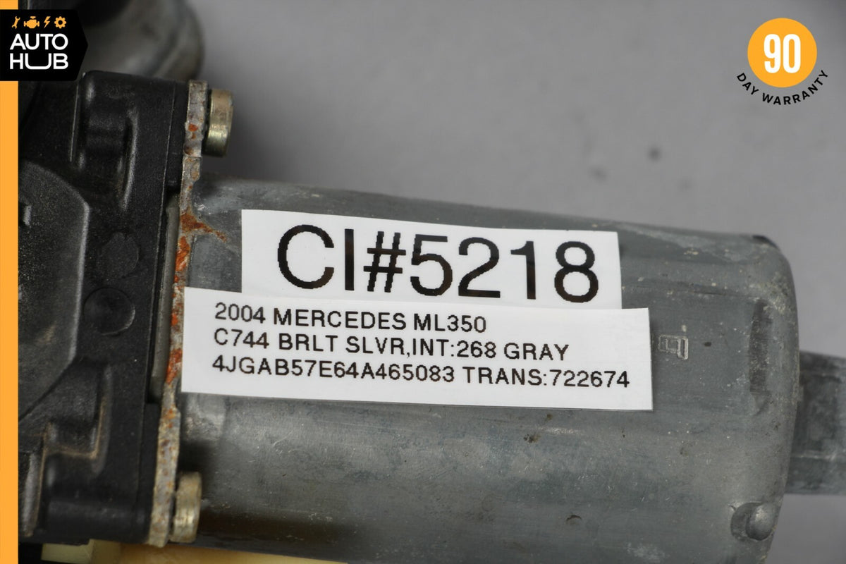 98-05 Mercedes W163 ML350 ML500 Front Right Side Window Regulator Motor OEM - photo 12