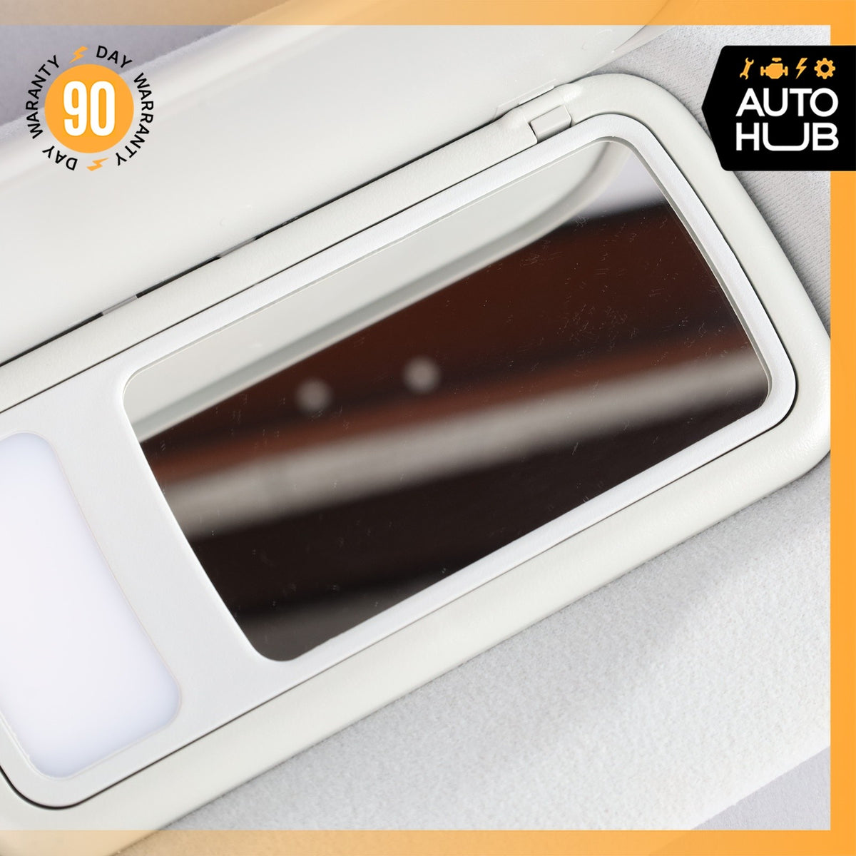 02-05 Mercedes W163 ML350 ML500 ML320 Right Side Sunvisor Shade Cover Gray OEM - photo 11