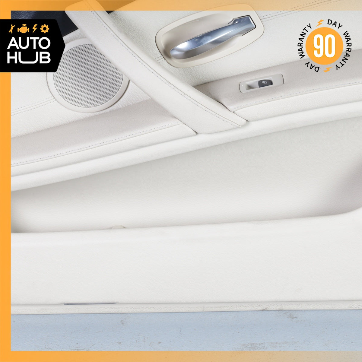 08-10 BMW E60N 528i 550i 535i Front Right Side Interior Door Panel Beige OEM 78k - photo 6