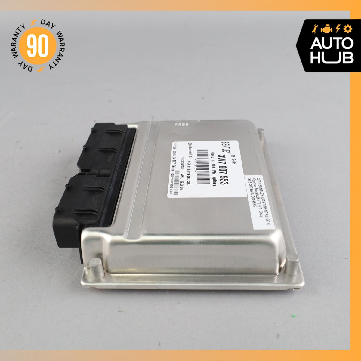 07-11 Bentley Continental GTC Convertible Air Suspension Control Module OEM - photo 3