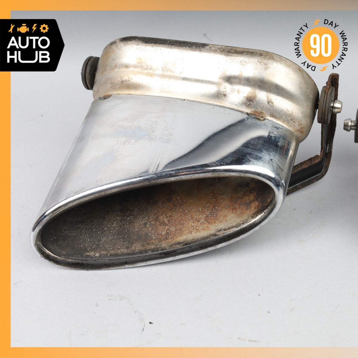 Bentley Continental Flying Spur Exhaust Muffler Tips Left & Right Set OEM 80k - photo 12