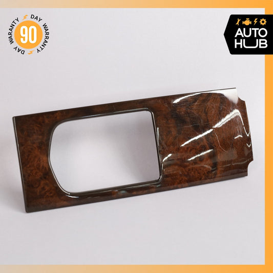 10-16 Porsche Panamera Hybrid 970 Rear Center Console Bezel Trim Wood OEM - photo 1