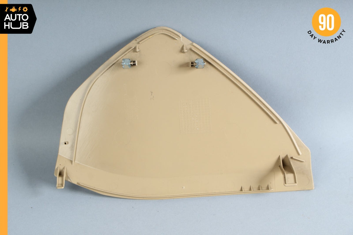 06-09 Mercedes W211 E350 E500 Right Side Dashboard Trim Cover Panel Beige OEM - photo 6
