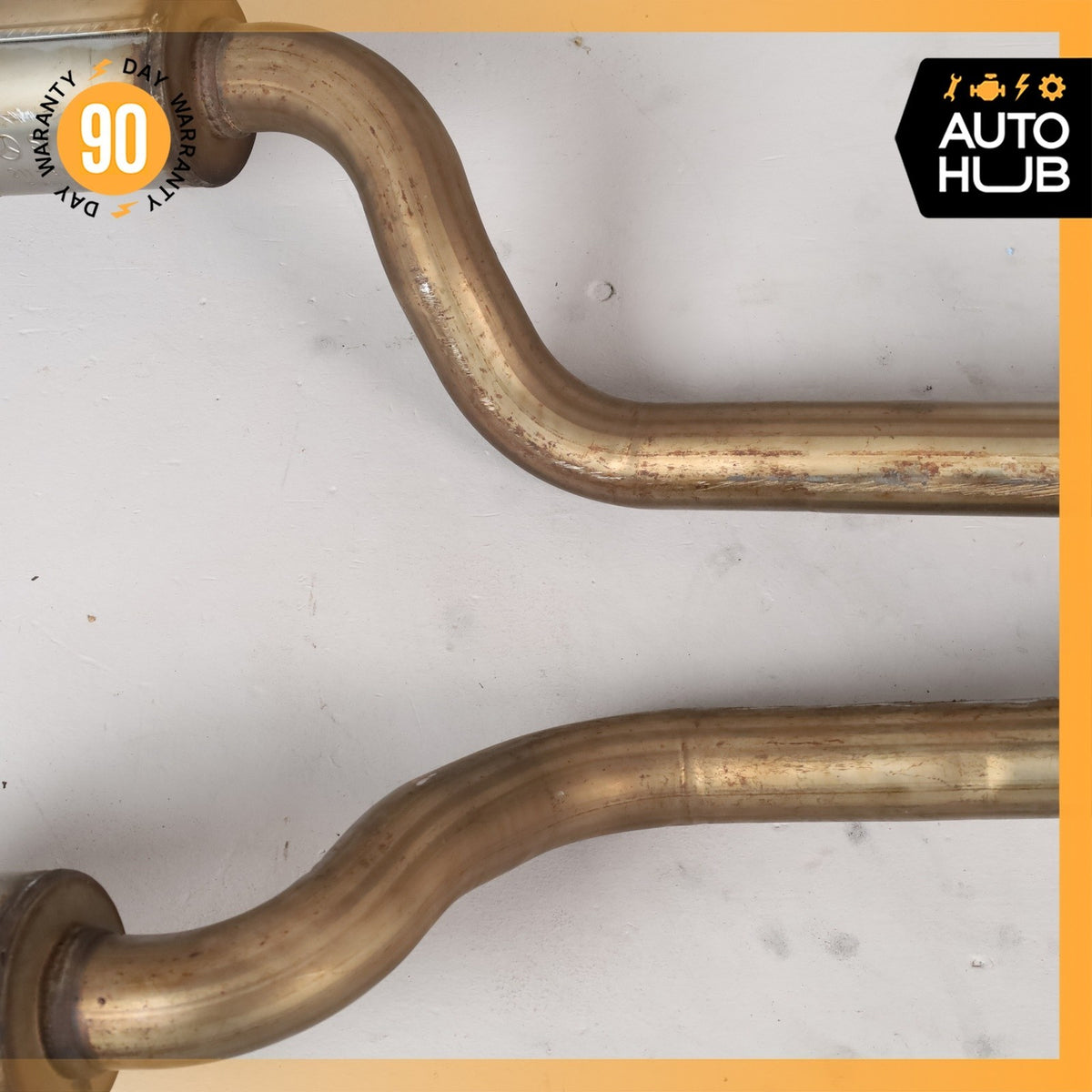 Mercedes W219 CLS550 E550 RWD Engine Left & Right Side Exhaust Downpipe Set OEM - photo 13