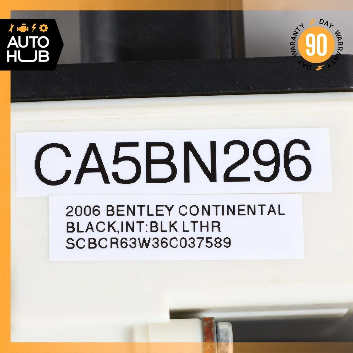 06-10 Bentley Continental GT Coupe Rear Right Door Window Regulator Motor 61k - photo 13