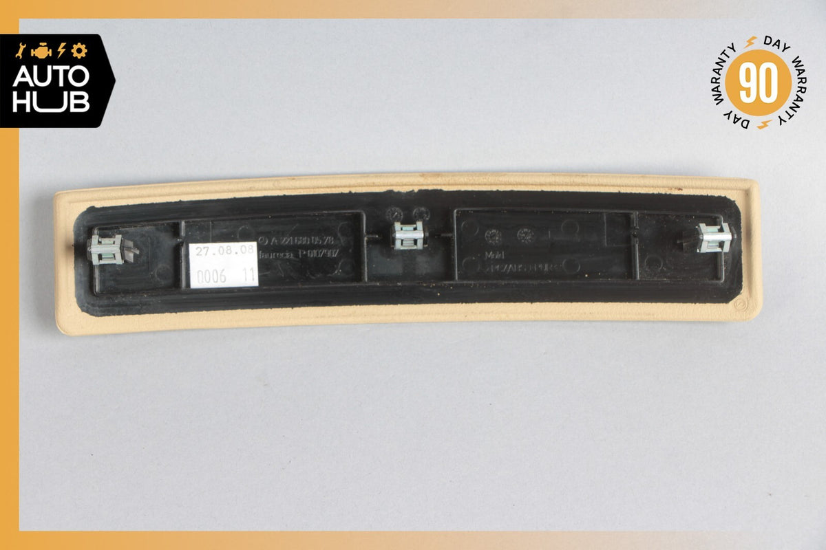 07-09 Mercedes W221 S550 S350 Dashboard Center Console CD Player Cover OEM - photo 5