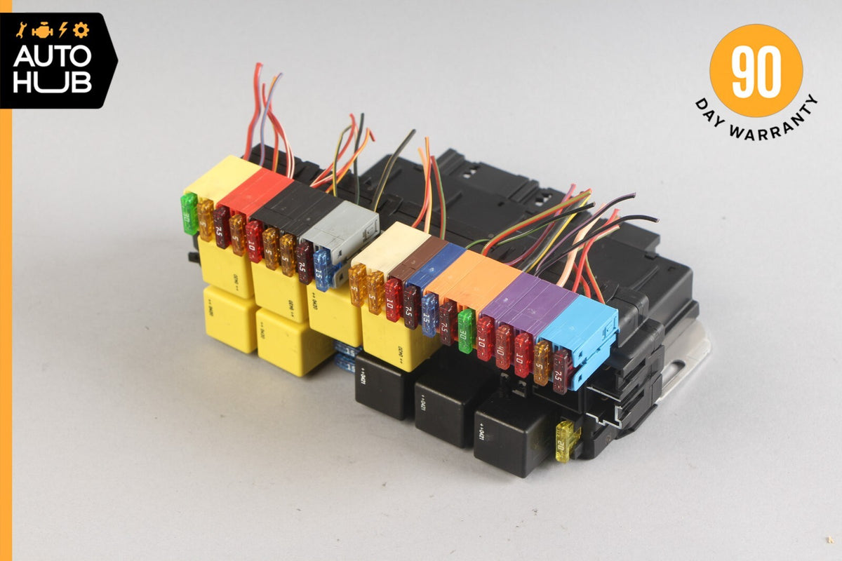 03-12 Mercedes R230 SL500 SL550 Front Left SAM Fuse Box Control Module OEM 68k - photo 3