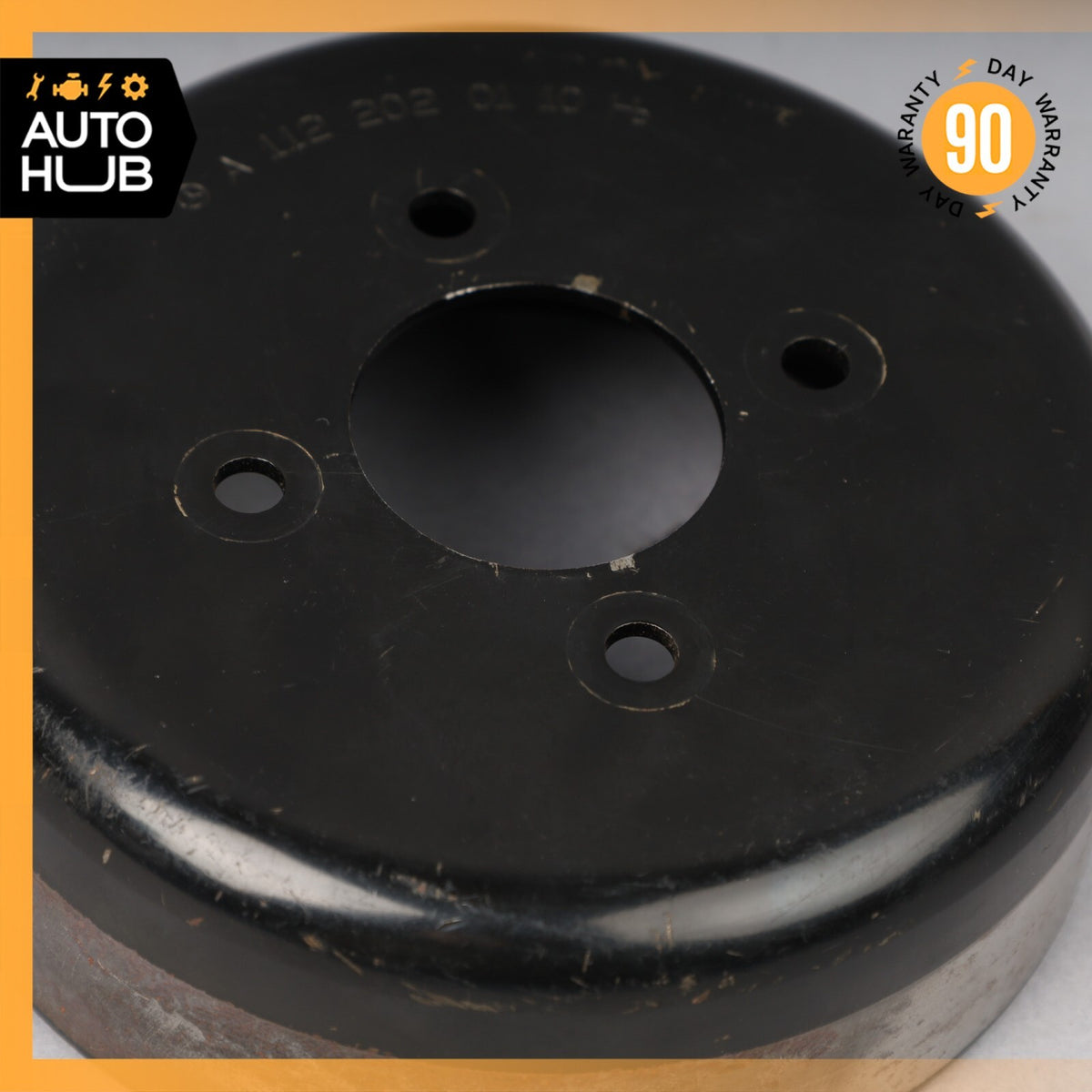 03-08 Mercedes W211 E55 SL55 AMG Engine Water Pump Pulley 1122020110 OEM - photo 2