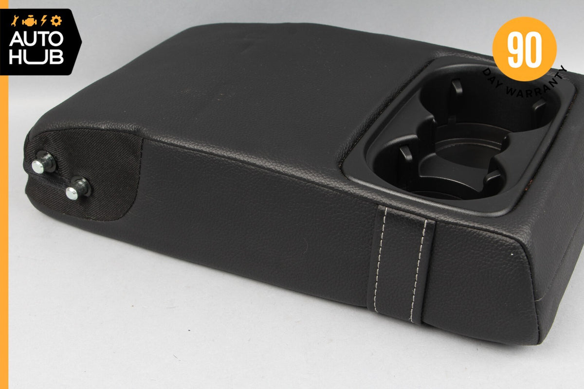 12-19 Mercedes W166 ML350 GL450 GLS450 Rear Arm Rest Cup Holder Black OEM 60k - photo 6