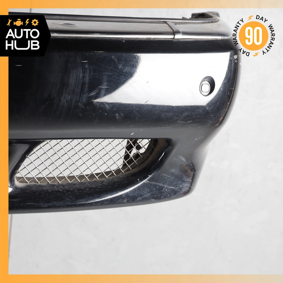 00-02 Bentley Arnage Front Bumper Cover Assembly Black OEM 50k - photo 2