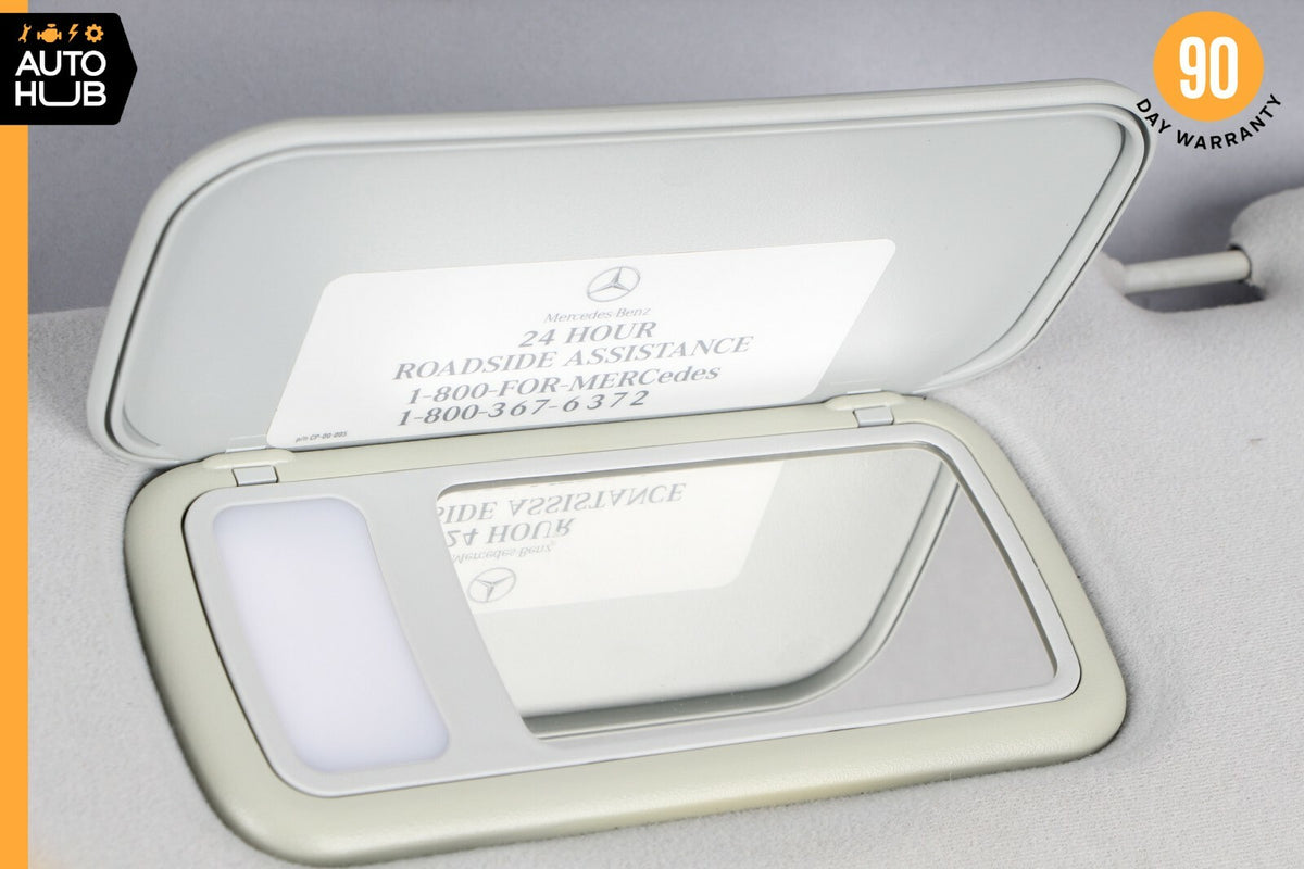 02-05 Mercedes W163 ML500 ML320 ML350 Left Driver Sunvisor Shade Cover OEM - photo 6