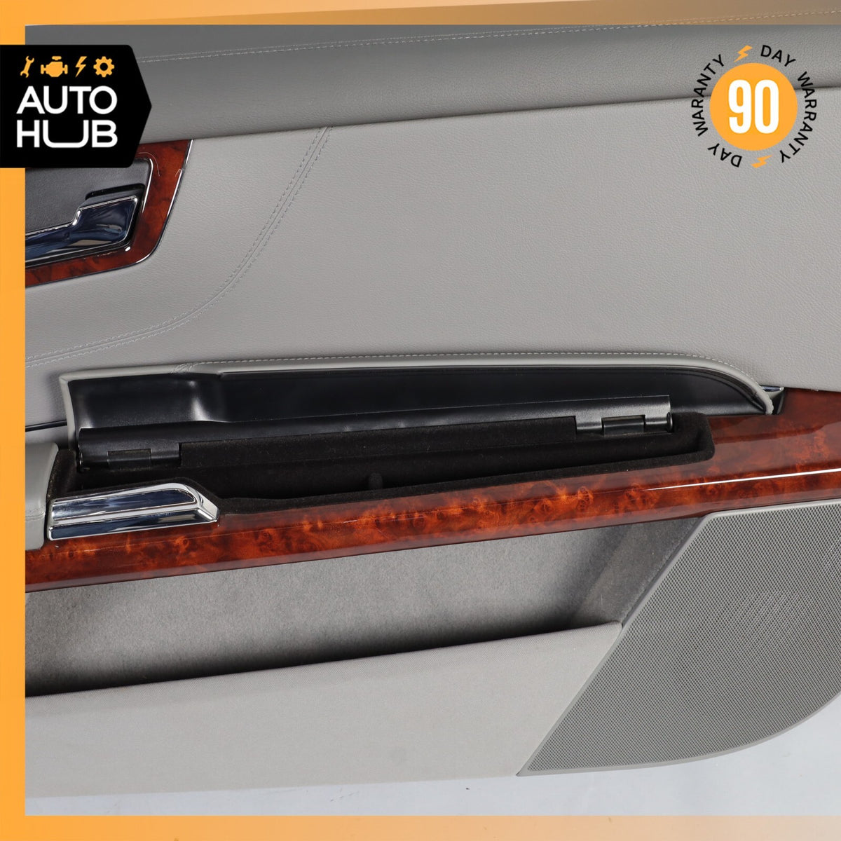 07-10 Mercedes W216 CL550 Front Right Passenger Interior Door Panel Gray OEM - photo 12