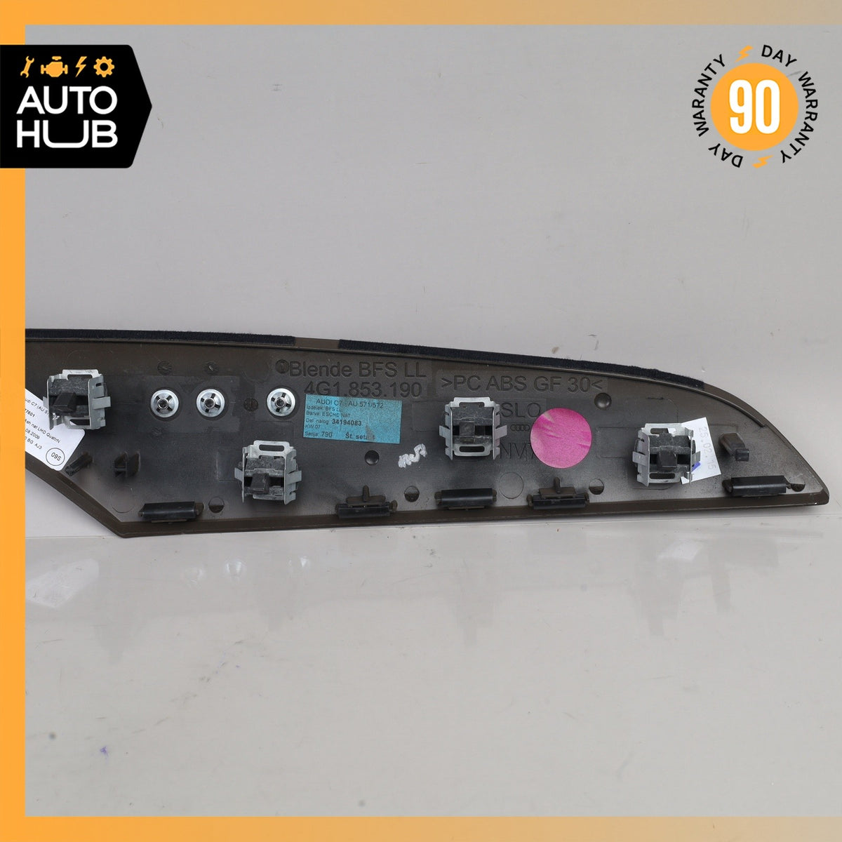 12-18 Audi C7 A6 Right Dash Panel Trim OEM - photo 11