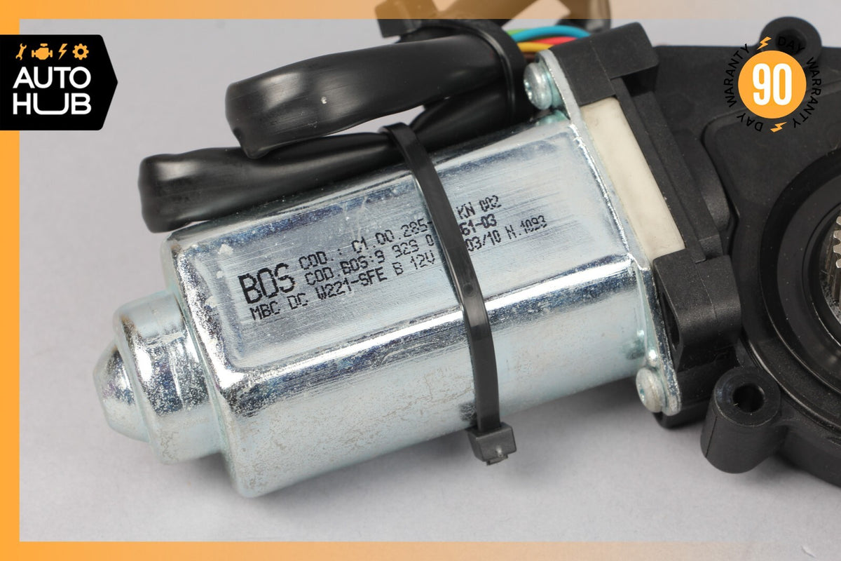07-13 Mercedes W221 S400 S63 Rear Window Sun Shade Screen Roller Blind Motor OEM - photo 8