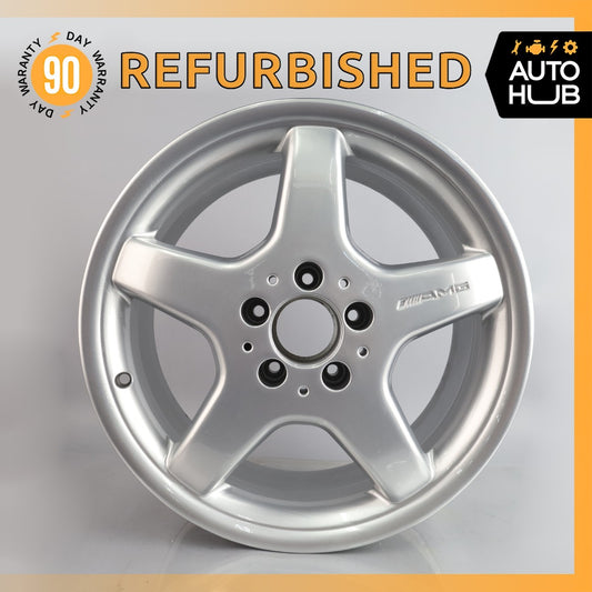 Mercedes W208 CLK430 SLK320 7.5 x 17 17" Front Wheel Rim Chrome 1704011302 OEM - photo 1